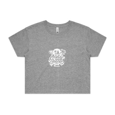 AIRLIE BEACH LETTERING - AS Colour - Crop Tee Thumbnail