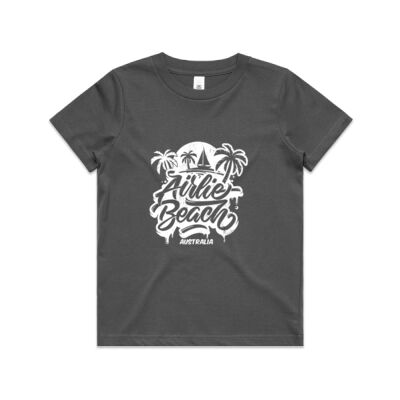 AIRLIE BEACH LETTERING - AS Colour - Kids Tee Thumbnail